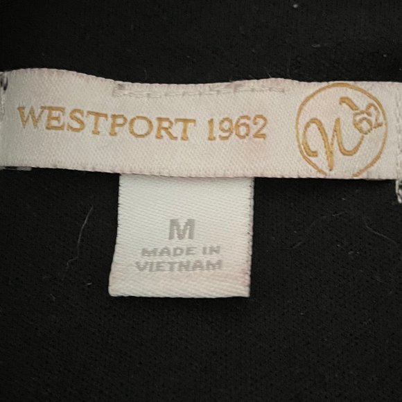 Westport 1962 Women's Sweater Dress 3/4 Sleeve - Burgundy/Black/Grey - M - Picture 2 of 4